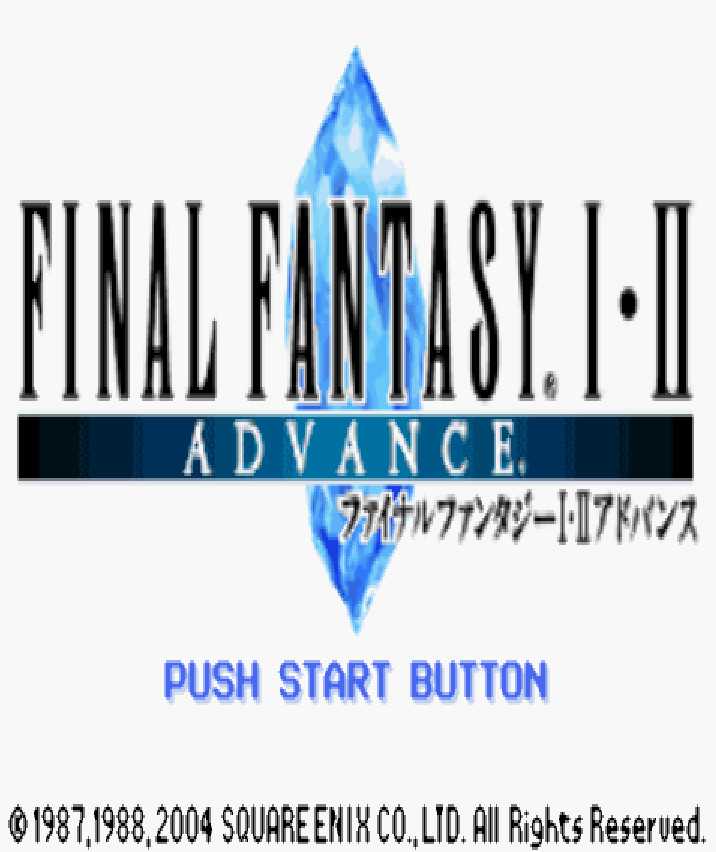 [GBA]gba最终幻想1+2中文版最终幻想1+2汉化版