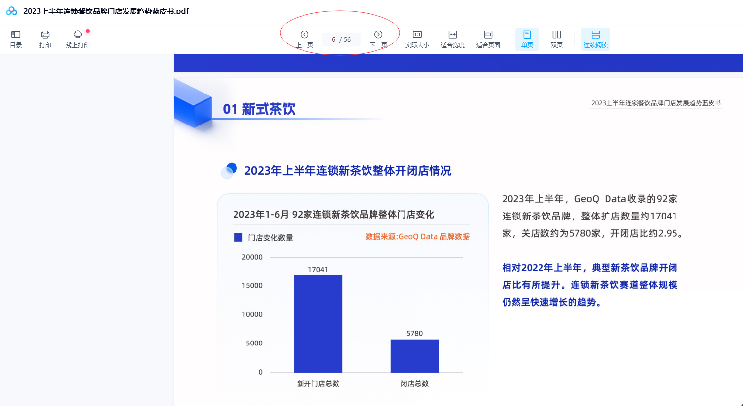 2023上半年连锁餐饮品牌门店发展趋势蓝皮书.pdf56页