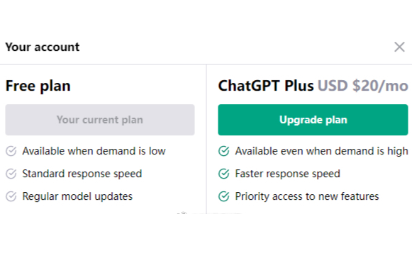 ChatGPT Plus怎么支付购买充值？