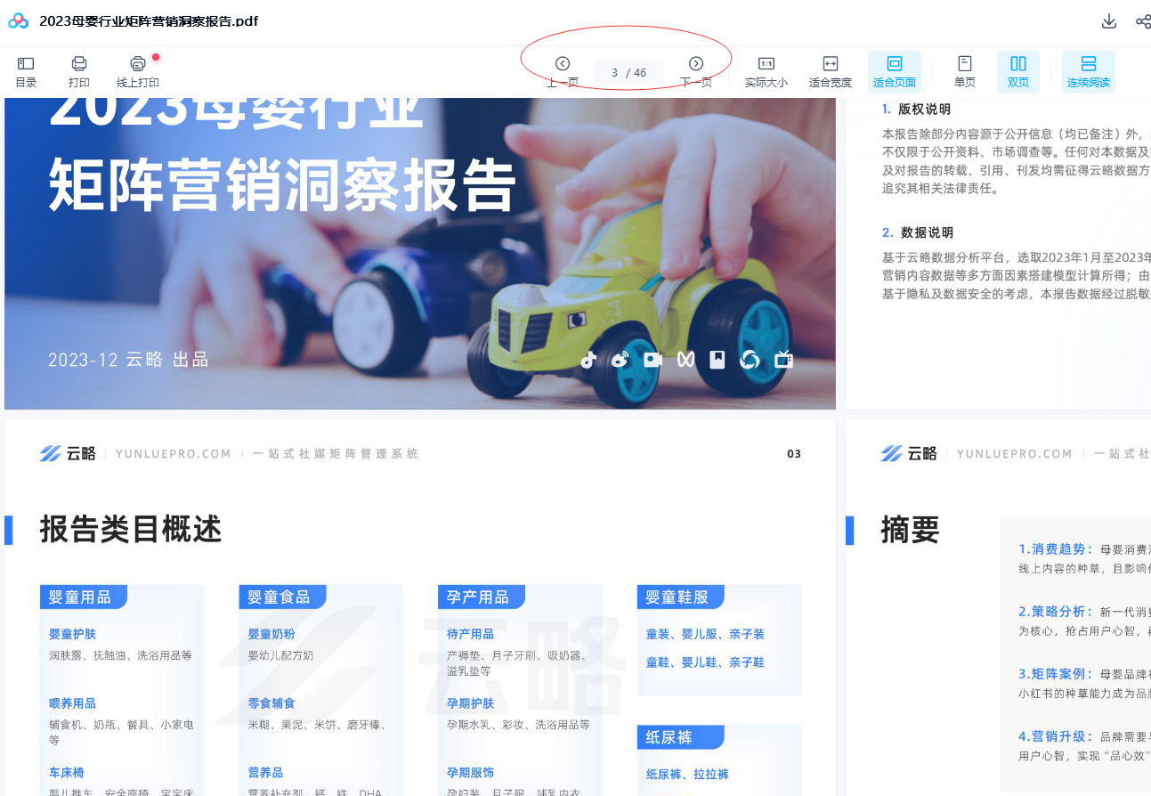 2023母婴行业矩阵营销洞察报告.pdf