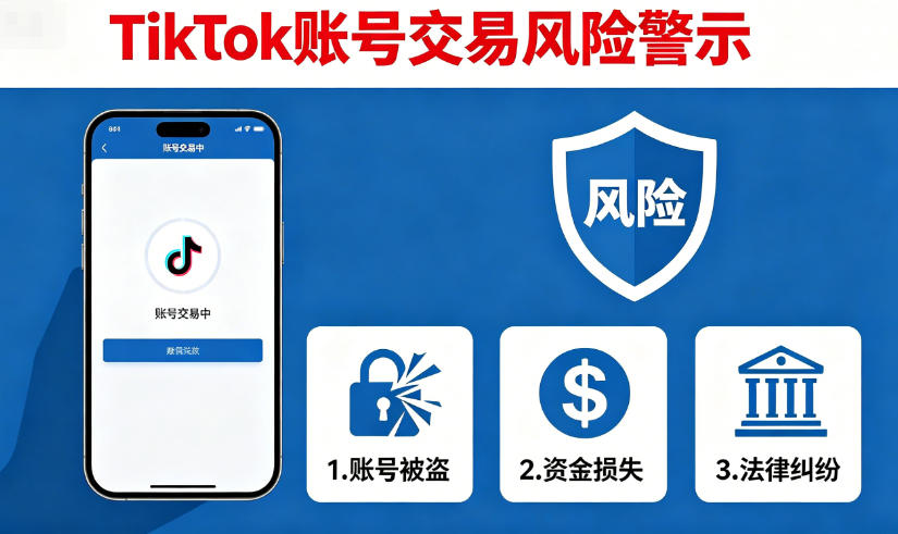 TikTok账号购买风险有多大？看完再决定