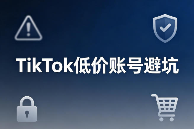 TikTok账号低价渠道曝光：真的靠谱吗？