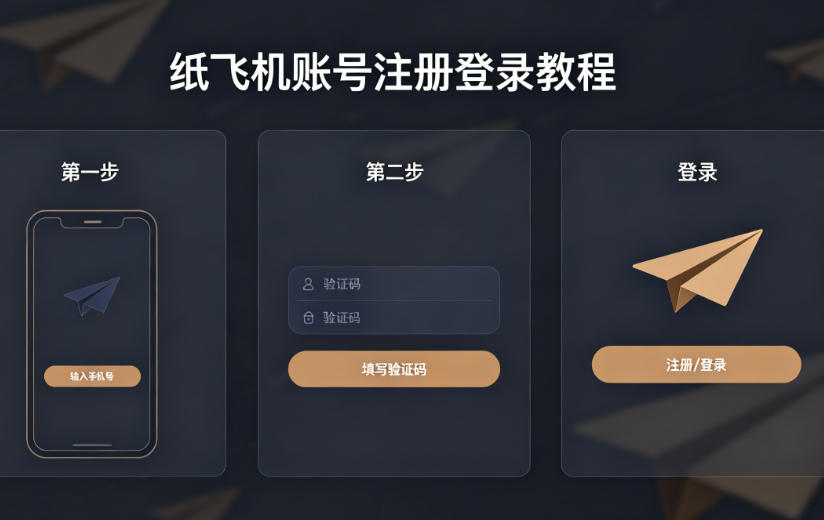 纸飞机账号怎么注册登录