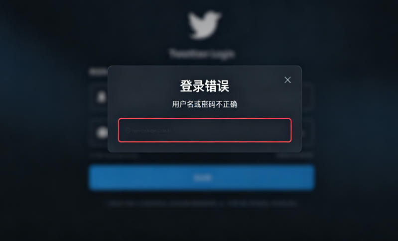 推特登录LoginError.AttestationDeniedu
